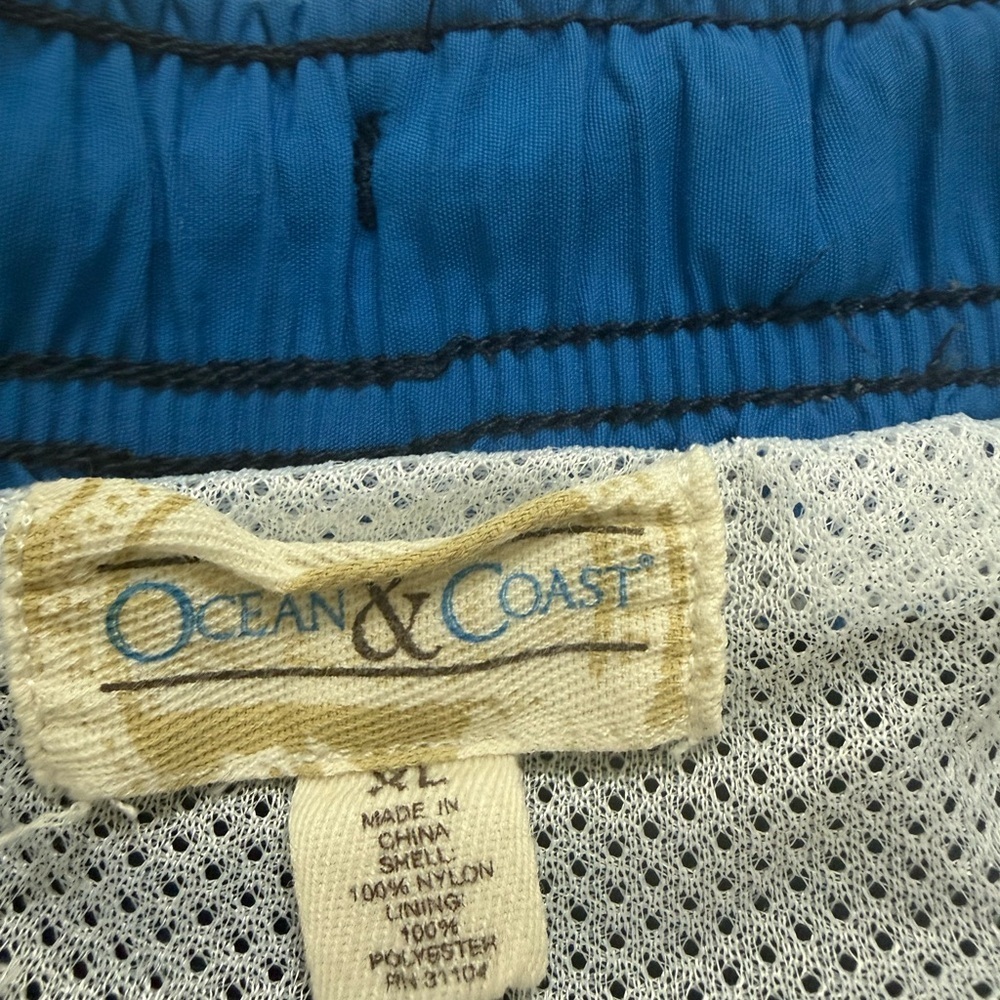 Men’s ocean & coast navy swim shorts with pockets XL - Picture 3 of 4